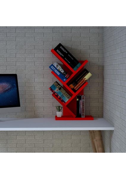 Kırmızı Ağaç Kitaplık fiyatları