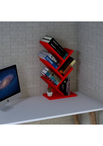 Kırmızı Ağaç Kitaplık modelleri