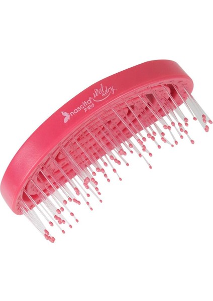 Pro Üç Boyutlu Oval Saç Fırçası Pembe - 31