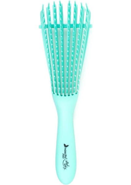 Pro Ayarlanabilir Mucize Açma-Tarama Saç Fırçası Yeşil