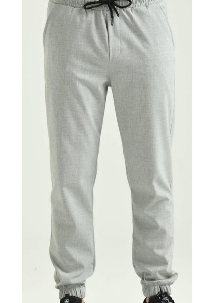 TrekFlex Erkek Gri Jogger Pantolon