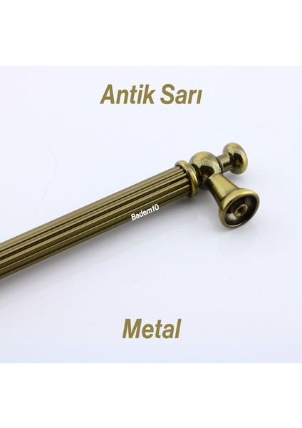 Mobilya Çekmece Mutfak Dolabı Dolap Kapak Kulpları Kulb Kulpu Antik Sarı Metal Kulp 224 mm modelleri