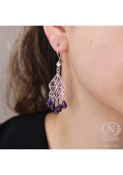 925 Ayar Gümüş Telkari Küpe fırsatları