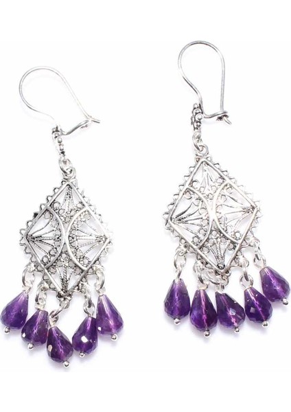 925 Ayar Gümüş Telkari Küpe indirimleri