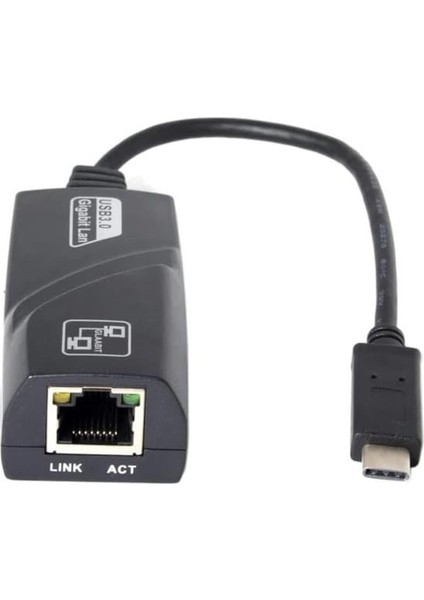 Type-C Ethernet Dönüştürücü 10/100/1000 Çevirici Type C RJ45 USB 3.1