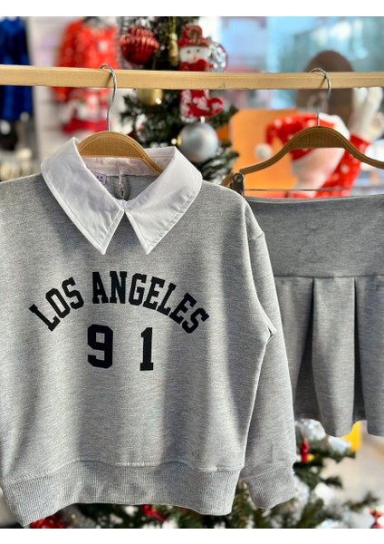 Kız Çocuk Gri Kolej Takım fırsatları