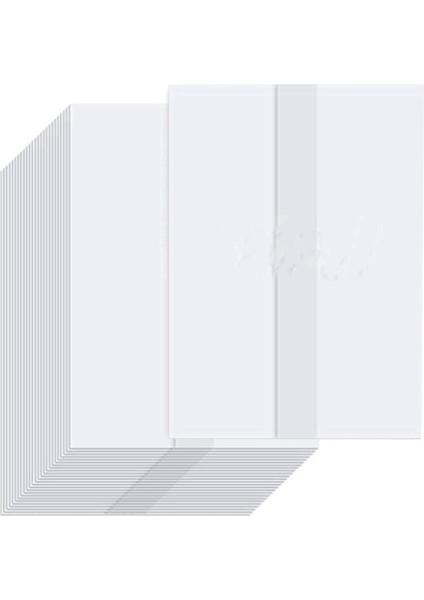 120 Adet Vellum Ceket, 5x7 Inç Vellum Kağıt Önceden Katlanmış (Yurt Dışından)