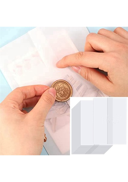 120 Adet Vellum Ceket, 5x7 Inç Vellum Kağıt Önceden Katlanmış (Yurt Dışından)