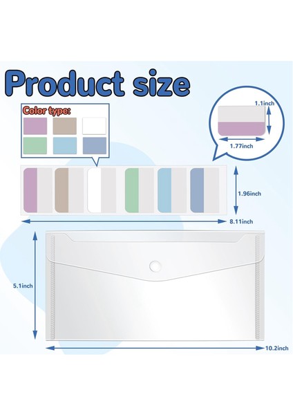 40 Paket 5 x 10 Inç Çıtçıtlı Kapatmalı Şeffaf Plastik Zarflar (Yurt Dışından)