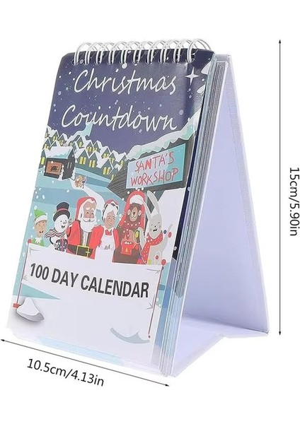 100 Günlük Noel Geri Sayım Takvimi Takvim Geri Sayım Takvimi (Yurt Dışından)