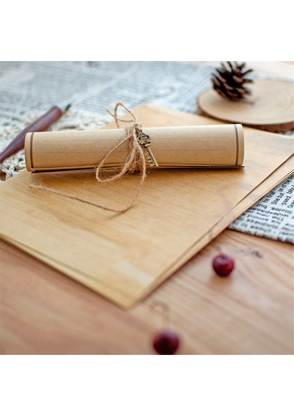 12PC Vintage Kraft Kağıt Yazı Kağıdı Avrupa Tarzı Kağıt Numarası 5 (Yurt Dışından)