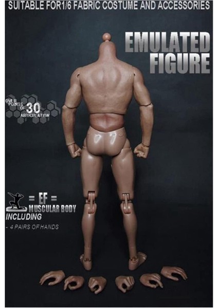 TTM18 TTM19 Için Dar Omuzlu Erkek Vücut Bebek Aksiyon Figürü (Yurt Dışından) indirimleri