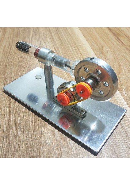 Stirling Motorunun Tek Silindirli Modeli Buhar Motoru Modeli (Yurt Dışından)