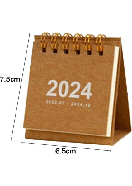 4 Adet Mini Masa Takvimi Ocak 2024 - Aralık 2024 Cep Takvimi (Yurt Dışından)