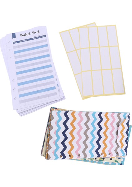 Binder Nakit Zarf Sistemi Için Delikli Bütçe Zarfları (Yurt Dışından)