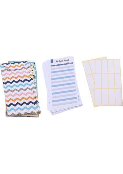 Binder Nakit Zarf Sistemi Için Delikli Bütçe Zarfları (Yurt Dışından)