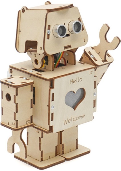 Programlanabilir Çift Akıllı Programlanabilir Hoş Geldiniz Robot Kiti (Yurt Dışından)