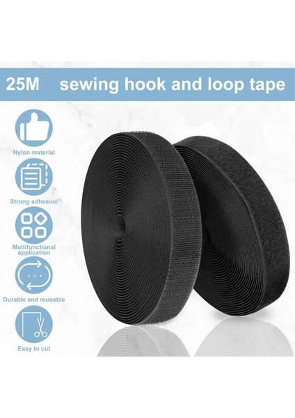 Dikiş Bağlayıcı Bantı Için Döngü Sihirli Naylon Şeritler Kumaş Kilitleme D (Yurt Dışından) fırsatları