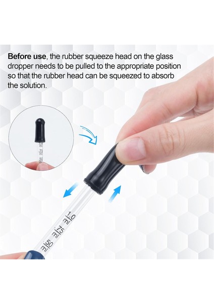 2 Adet 1ml Damlalık, Ölçüm Damlalıklı Cam Pipet (Yurt Dışından)