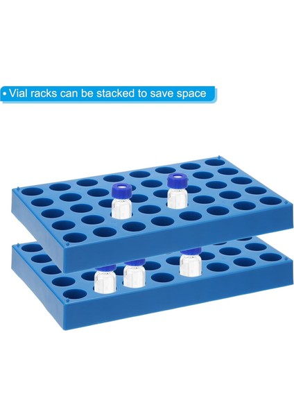 Otomatik Örnekleyici Şişeleri Için Şişe Rafı 20ML Mavi (Yurt Dışından)