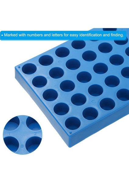 Otomatik Örnekleyici Şişeleri Için Şişe Rafı 20ML Mavi (Yurt Dışından)