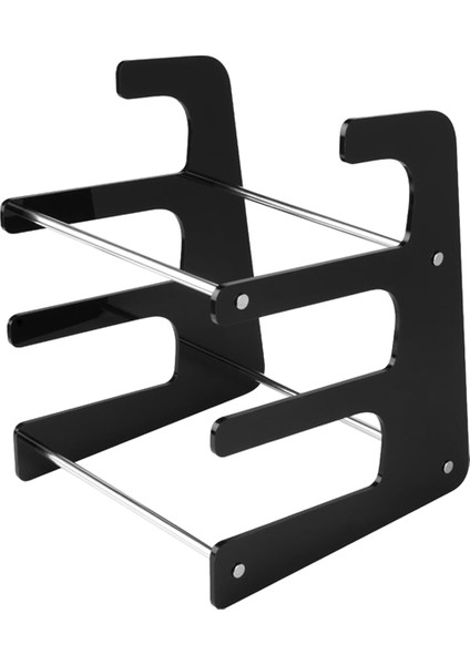 Mekanik Klavye Tutucu Ekran Standı Klavye Rafı Siyah (Yurt Dışından)