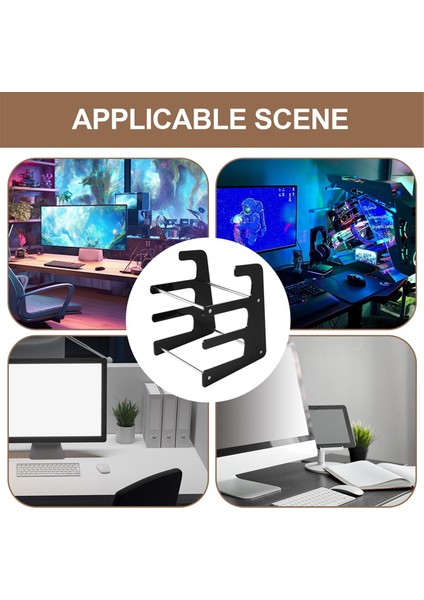 Mekanik Klavye Tutucu Ekran Standı Klavye Rafı Siyah (Yurt Dışından) modelleri