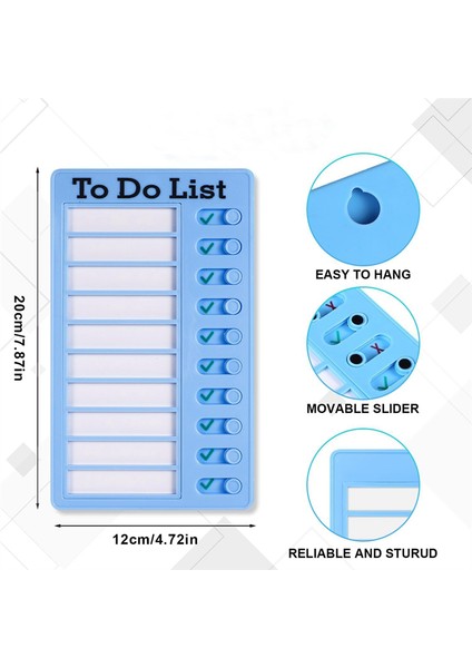 10 Silinebilir Kağıtlı 4 Parça Yapılacaklar Listesi Panosu (Yurt Dışından) modelleri