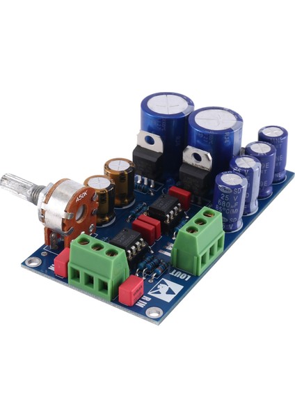 Düşük Gürültülü Op Amp Ön Amplifikatör Kartı 5532 Giriş Ön Amplifikatör Tabanı (Yurt Dışından)