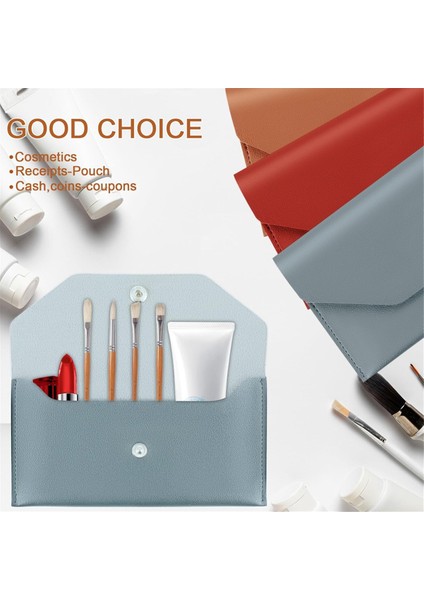 3 Adet Nakit Zarflar, Su Geçirmez Para Zarfları, Kırmızı & Kahverengi & Mavi (Yurt Dışından) indirimleri