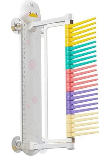 Çocuklar Için Dikey Zıplama Test Cihazı Karikatür Ördek Duvara Monte Zıplama Eğitmeni (Yurt Dışından)