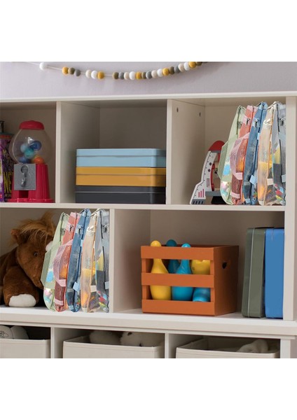 10 Paket Renkli Çift Katmanlı File Fermuarlı Kese Poşetleri, 5 Adet A4+5 Adet A5 (Yurt Dışından)