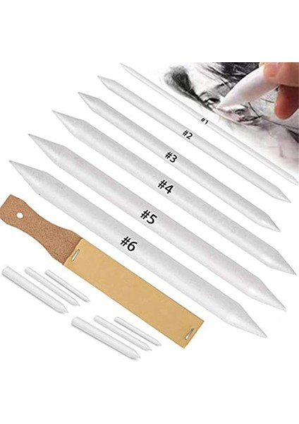 Öğrenciler Için 12 Adet Karıştırma Kütükleri ve Tortillions Kağıt Sanat Karıştırıcıları (Yurt Dışından)