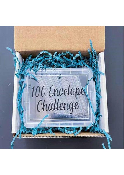100 Zarf Para Tasarrufu Mücadelesi Kutusu Seti, 100 Zarf Mücadelesi (Yurt Dışından)
