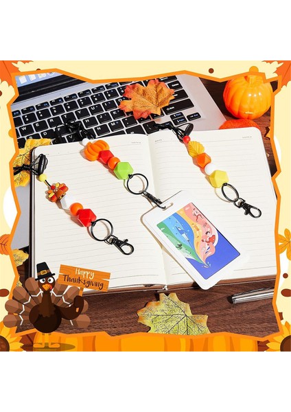 Kadınlar Için Kimlik Rozetleri ve Anahtarlar Için 3 Adet Boyun Askısı, Boncuklu Kopmalı Boyun Askısı (Yurt Dışından) modelleri