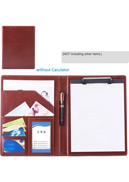 A4 Pu Padfolio Dosya Klasörü Portföy Iş Belge Tutucu, A (Yurt Dışından)