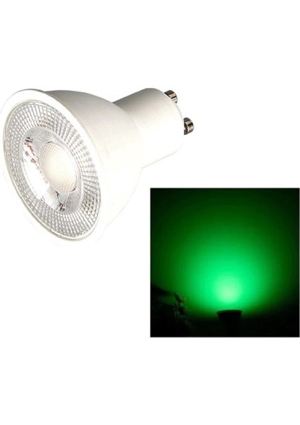 CT-4215 7W Yeşil Işık GU10 Duy Spot Çanak LED Ampül CT-4215