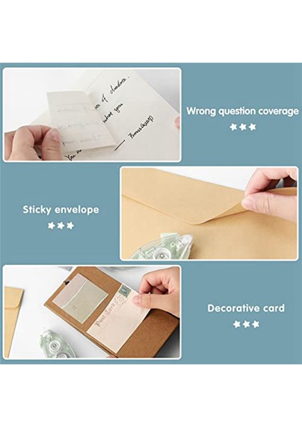 12 Adet Çift Taraflı Bant Rulosu 3 Renk Scrapbooking Bandı Için Bant (Yurt Dışından) modelleri