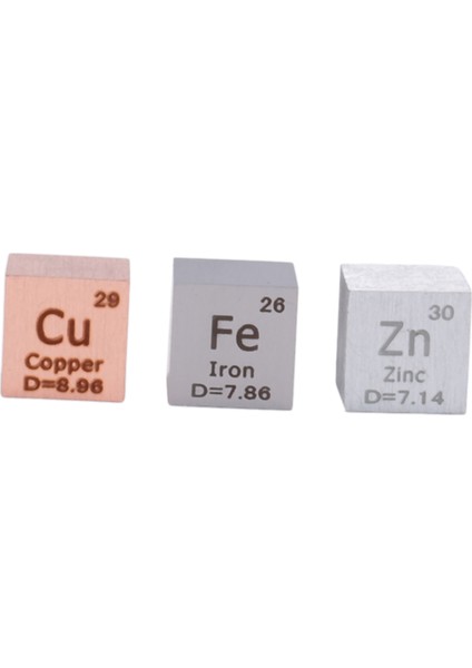 Elements Kare Set 9 Adet 0,39 Inç 10MM Öğretim Aracı Hediyeleri Için (9 Adet) (Yurt Dışından)