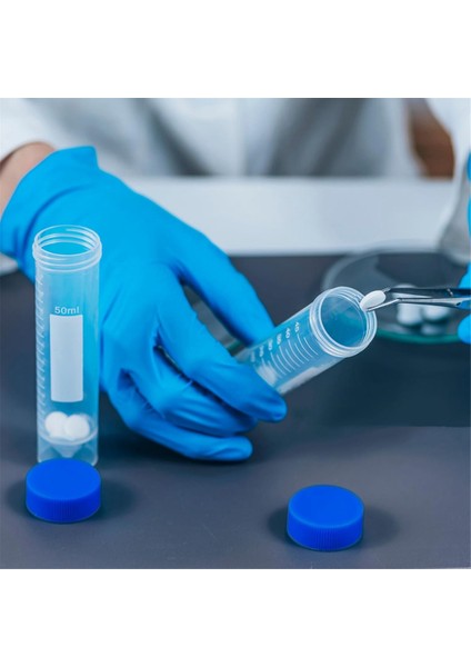 50ML Vidalı Kapaklı Plastik Santrifüj Tüpleri, Kapaklı Konik Tüpler (Yurt Dışından)