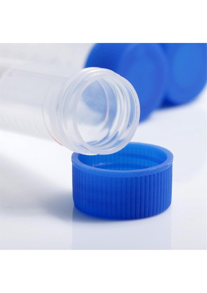 50ML Vidalı Kapaklı Plastik Santrifüj Tüpleri, Kapaklı Konik Tüpler (Yurt Dışından)