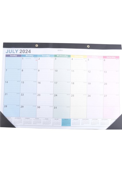 1 Adet 2024 Takvimi, Ocak 2024-HAZIRAN 2025 Arası 18 Aylık Takvim (Yurt Dışından)