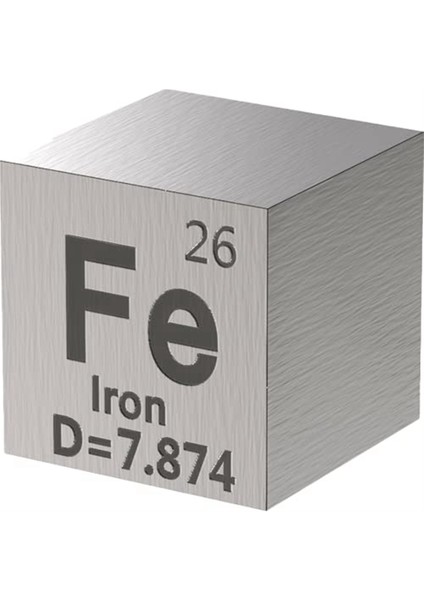 10 Parça Metal Element-Küpler - Periyodik Tablo Için Yoğunluk-Küp Seti (Yurt Dışından)