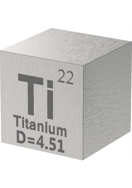 10 Parça Metal Element-Küpler - Periyodik Tablo Için Yoğunluk-Küp Seti (Yurt Dışından)