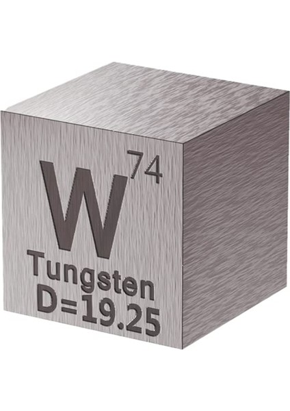 10 Parça Metal Element-Küpler - Periyodik Tablo Için Yoğunluk-Küp Seti (Yurt Dışından)
