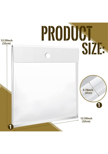 20 Adet 12,6 Inç x 12,6 Inç Scrapbook Kağıt Saklama Düzenleyicisi (Yurt Dışından)