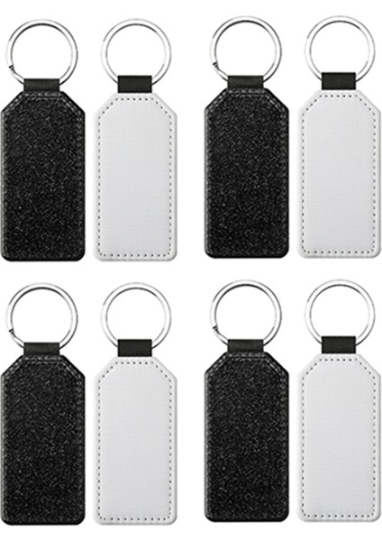 20 Paket Süblimasyon Boşlukları Anahtarlık Dikdörtgen Siyah (Yurt Dışından) fiyatları