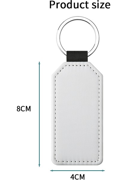 20 Paket Süblimasyon Boşlukları Anahtarlık Dikdörtgen Siyah (Yurt Dışından) modelleri