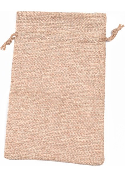 Çuval Bezi Bağcıklı Çanta Bağcıklı Keten Bağcıklı Cep Paketleme (Yurt Dışından)