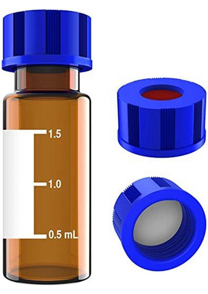 100 Paket Flakon, 2 ml Hplc Flakon, Üzerine Yazma Noktası ve Derecelendirmeler, Amber (Yurt Dışından) fiyatları